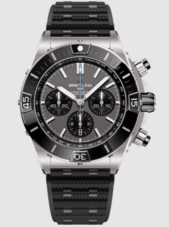 Breitling Super Chronomat B01 44 Titanium Replica Watch EB0136251M1S1